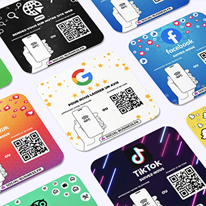 plaque nfc qr code lyon