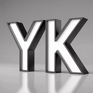 lettres découpées 3D lyon