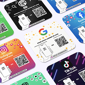 impression plaques nfc qr code lyon