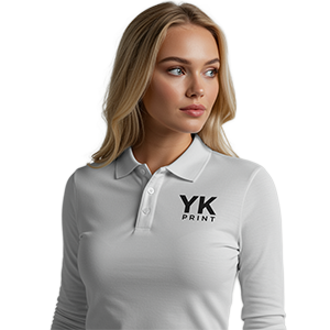 impression femme polo long lyon