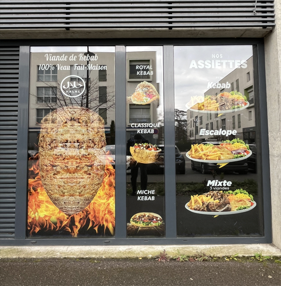 impression vinyle vitrophanie lyon