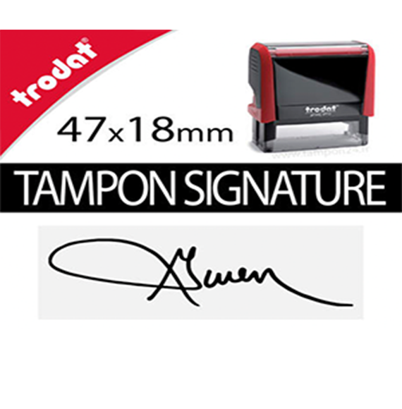 tampon signature personnalisé lyon