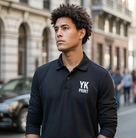 flocage polo manche longue lyon