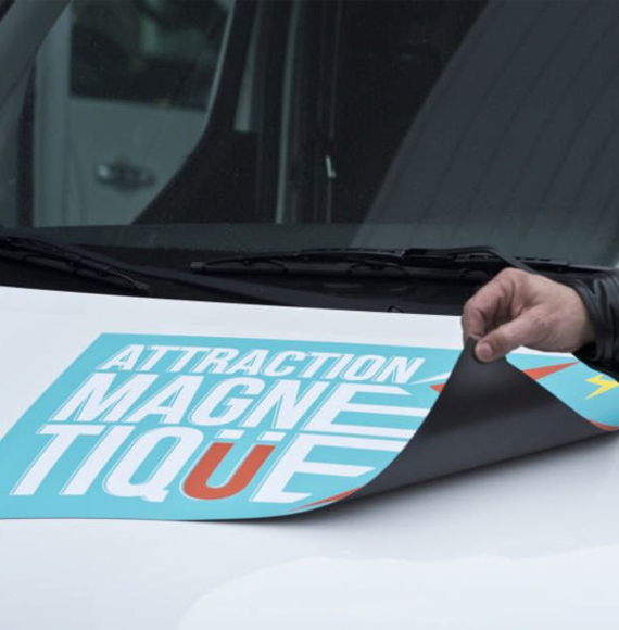 plaque aimantée voiture lyon